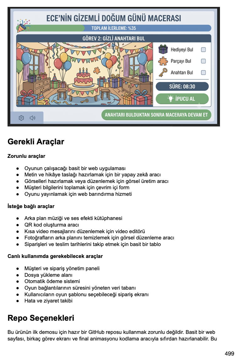 Kişisel Test Sitesi Sistem Akışı