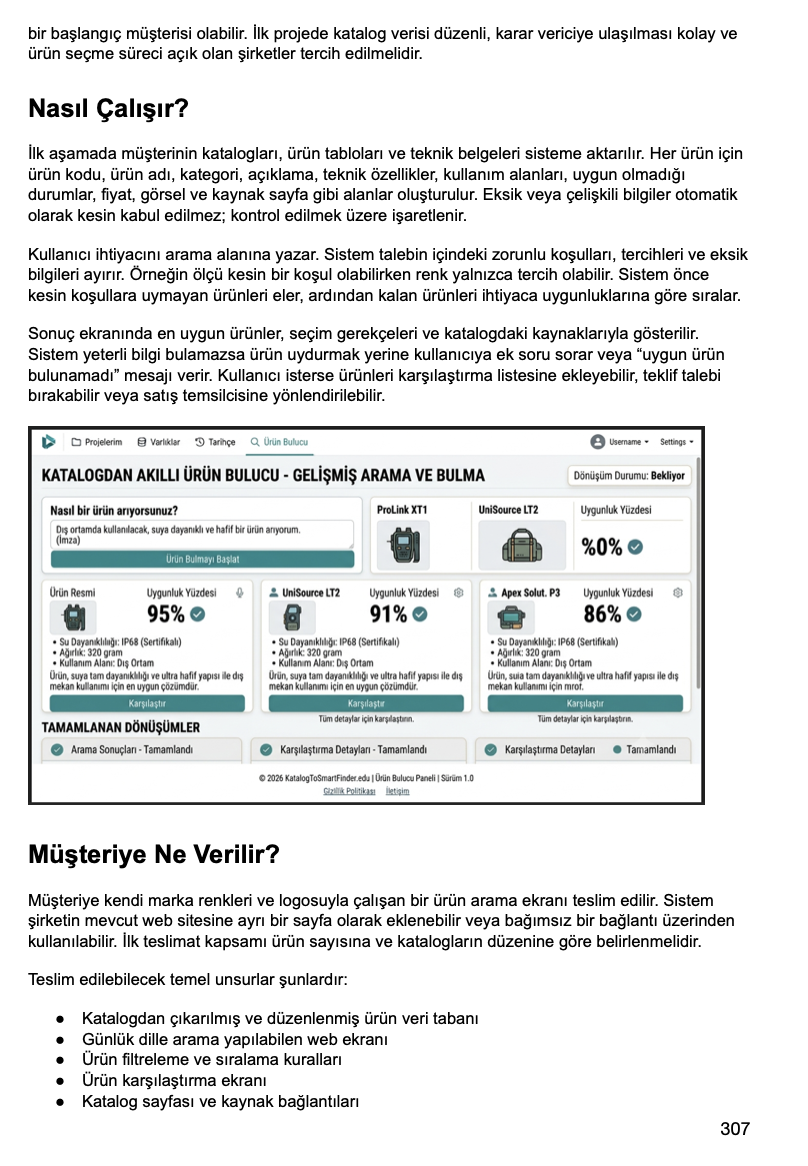 Katalogdan Akıllı Ürün Bulucu